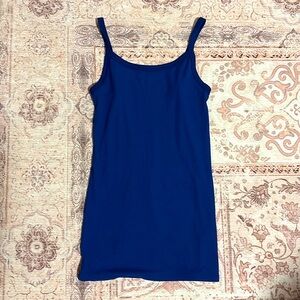 No Boundaries Ribbed Blue Cami Size Small